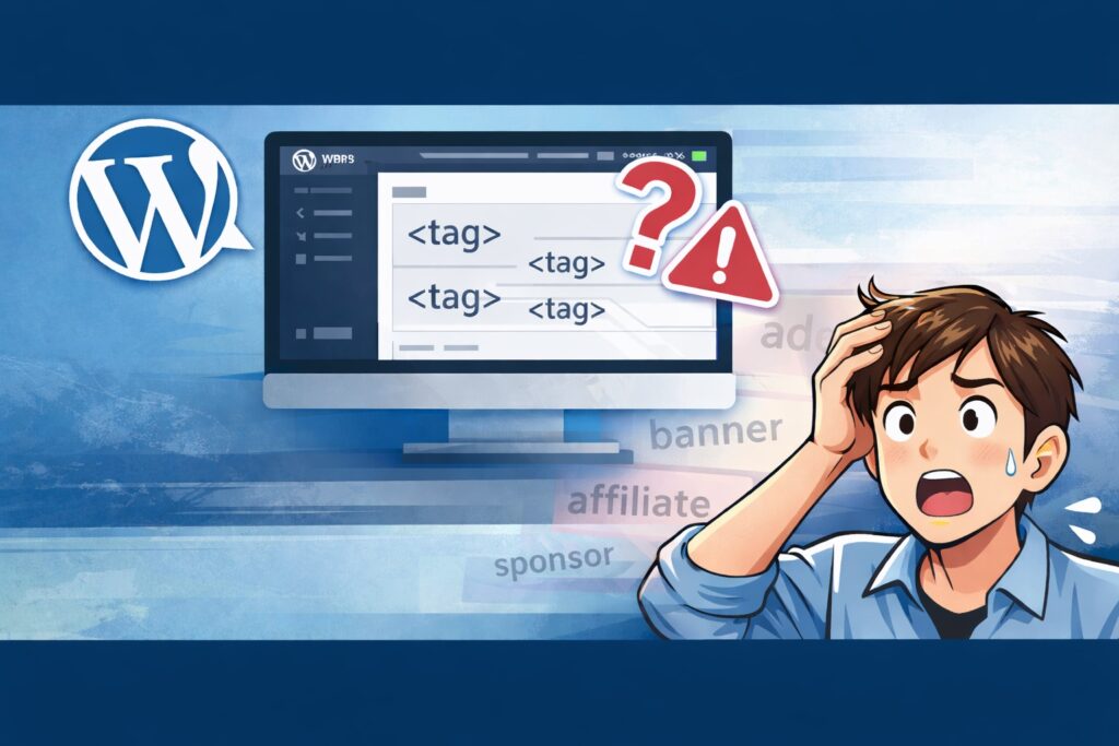 困惑するブロガー