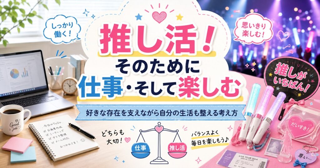 推し活のイメージ