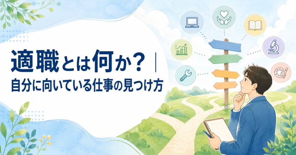 適職を探す男性