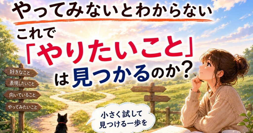 やりたいことを思う女性